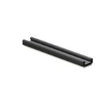 Device marking holder, Self-adhesive, 8 mm, PVC, black