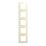 Cover frame 5x2M, beige
