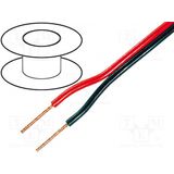 2*0.35 PGYp  AUDIO Cable red/black