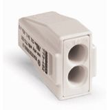 PUSH WIRE® connector for junction boxes for solid and stranded conduct