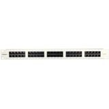 Patchpanel 50xRJ45 unshielded, ISDN, 19", 1U, RAL7035
