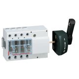 Isolating switch Vistop - 63 A - 4P - side handle, black - 7 modules
