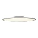 PANEL 60 round, LED Indoor ceiling light, silver-grey, 4000K