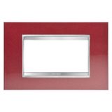 LUX PLATE 4P METAL RED GLAMOUR GW16204MR