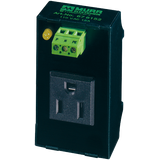 MSVD POWER SOCKET NEMA WITH LED Mounting rail