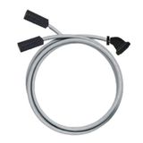 PLC-wire, Digital signals, 20-pole, Cable LiYY, 2 m, 0.25 mm²