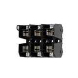 Eaton Bussmann series JM modular fuse block, 600V, 35-60A, Box lug, Three-pole