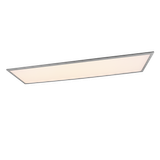 Alpha LED ceiling lamp 120x30 cm grey