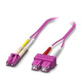 FOC-LC:PA-SC:PA-OM4:D01/2 - FO patch cable