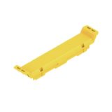 Cover, IP20 in installed state, Plastic, Traffic yellow, Width: 17.5 m