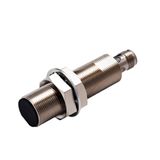 Proximity sensor, inductive, nickel-brass, long body, M18, shielded, 5