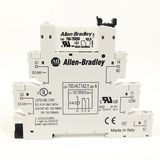 Allen-Bradley, 700-HL Electromechanical Relay Output, SPDT (1 C/O), w/ Screw Terminals, 120V AC & 125V DC w/ 2.2mA Suppression Circuit, Touch Safe Terminal Construction