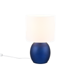 Vela table lamp E14 blue/white