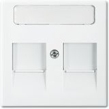 1800-914 CoverPlates (partly incl. Insert) Busch-balance® SI Alpine white