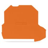 Separator plate oversized upper deck snap-fit type orange