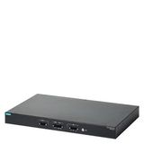 19" rack form factor Power Supply with 120/264 VAC, or 150-250 VDC input and 54V/11.1 A output.  Designed  6GK6000-8HS02-0AA1