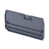 End plate for terminal blocks 4 mm² push-in plus models