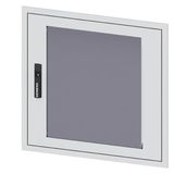 ALPHA 125 NF transparent door with cover frame for flush  8GK9507-4KK20