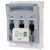 NH fuse-switch 3p box terminal 95 - 300 mm², mounting plate, electronic fuse monitoring, NH2