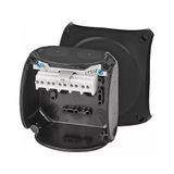 Junction box ATEX with term., 5-pole for Cu up to 6 mm2, black, for zone 2 & 22 (KX 0404 C)