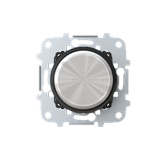 8660.2 CN LED rotatory/push dimmer - Black Glass for Dimmer Turn button Black - Skymoon