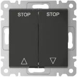 lumina - Double switch for blinds - black