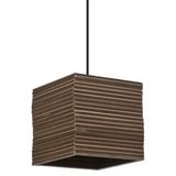 DECOR CARDBOARD SQUARE PENDANT E27 LEDV