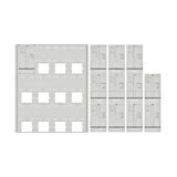 Set Meter box insert 3-rows, 12 meter boards/24Modul heights