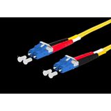 OpDAT patch cord LC-D/LC-D OS2, 15.0 m