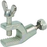 Earth clamp with wing screw