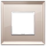 Plate 2M crystal bronze mirror