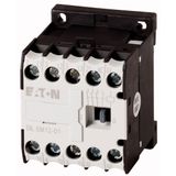 Contactor, 24 V 50 Hz, 3 pole, 380 V 400 V, 5.5 kW, Contacts N/C = Normally closed= 1 NC, Screw terminals, AC operation