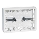 Surface-mounting box Mosaic- 2x6, 2x8 or 2x3x2 modules - depth 46 mm
