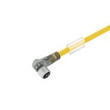 Sensor-actuator Cable (assembled), One end without connector, M8, Numb