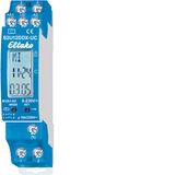 Digital settable timer with 2 channels, 1+1 NO contacts 16A