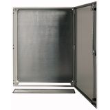 Wall enclosure with mounting plate, HxWxD=1000x800x250mm