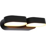 Outdoor Light with Light Source - wall light Barcelona - 6W 570lm 2700K IP54  - Black