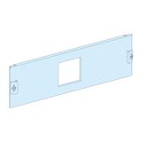 FRONT PLATE WITH 1 CUT-OUT 96x96METERING DEV/P-BUTTON WIDTH 600/650 3M