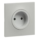 2-pole F/B socket with Urbano gray finish eclips