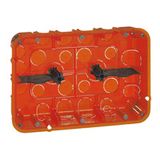 Flush mounting box Batibox - depth 50 mm - 213 x 142 mm - multi-material
