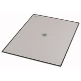 Floor plate, aluminum, WxD=600x800mm