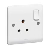 Synergy™ - Socket outlet - 1 gang switched - 5 A 250 V~ - White