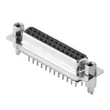 PCB plug-in connector data, Thread-bolt UNC 4-40, THT solder connectio