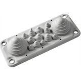 LMC 14 cable entry plate IP54 Ral 7035 (single pack without pins)