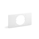 BK BL CEE rws  Instrument cover, for SIGNO BK, BA and BS channels, pure white