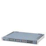 SCALANCE XR524-8WG; managed IE switch, 19" rack; 24x 10/100/1000 Mbps RJ45 port; 8x 1G/10G SFP+ port; LED diagnostics; select/set button; PROFINET IO device, network management,  6GK5532-2SR00-2AR3