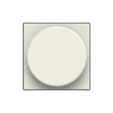8560.2 BL Cover plate with rotatory knob for dimmer - Soft White for Dimmer Turn button White - Sky Niessen
