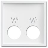 2548-021 G-84 CoverPlates (partly incl. Insert) Busch-Duro 2000® SI Studio white