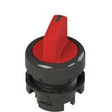 Red two-position short lever selector E2 1SE12ACA31AB