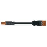 pre-assembled adapter cable Eca Socket/plug MIDI brown